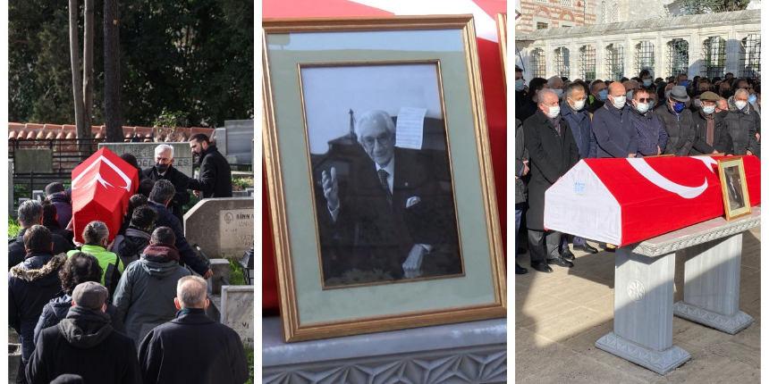 Devlet sanatçısı Prof. Dr. Alaeddin Yavaşca'ya acı veda... Gözyaşları  içinde son yolculuğuna uğurlandı