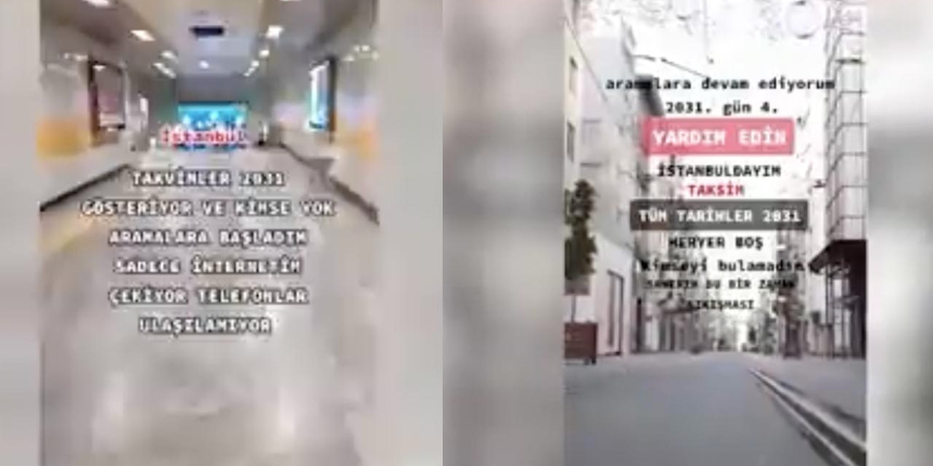 "2031 yılında İstanbul'da sıkışıp kaldım" dedi, sosyal medyada gündem oldu