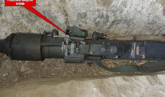 PKK mağarasından Rus füzesi çıktı