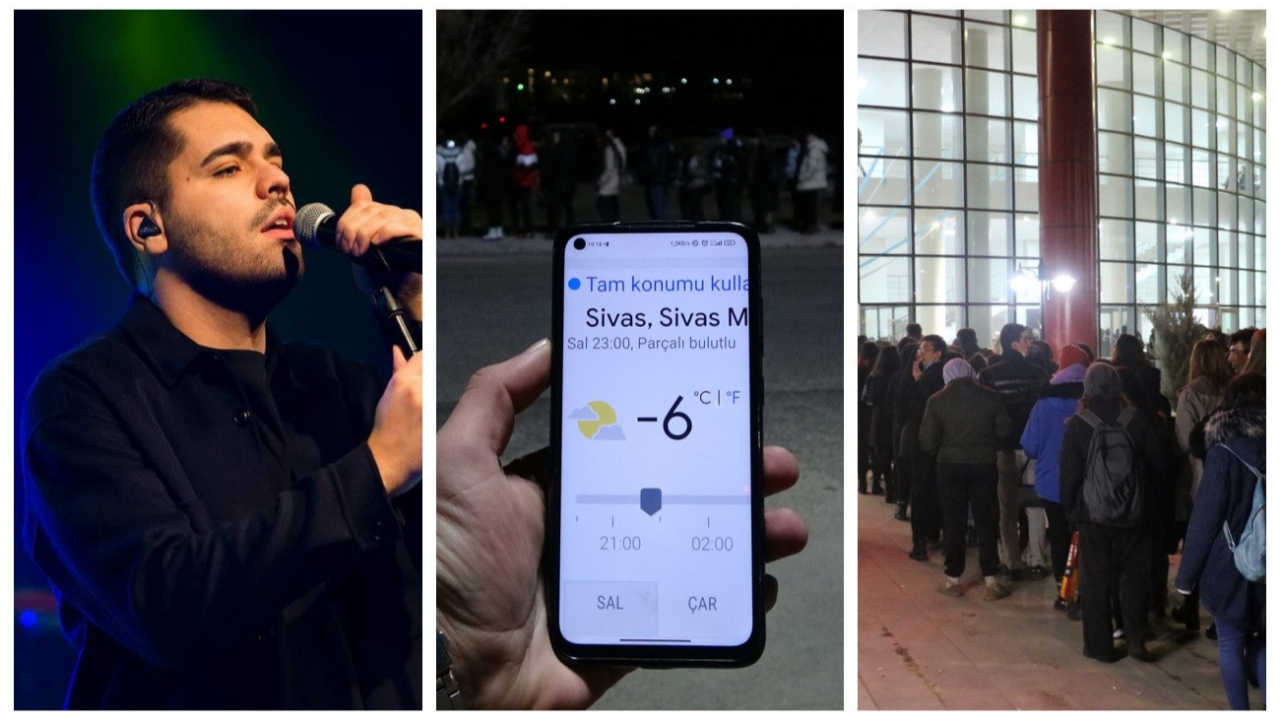 Emir Can İğrek konserinin biletleri için eksi 6 derece soğukta saatlerce sıra beklediler