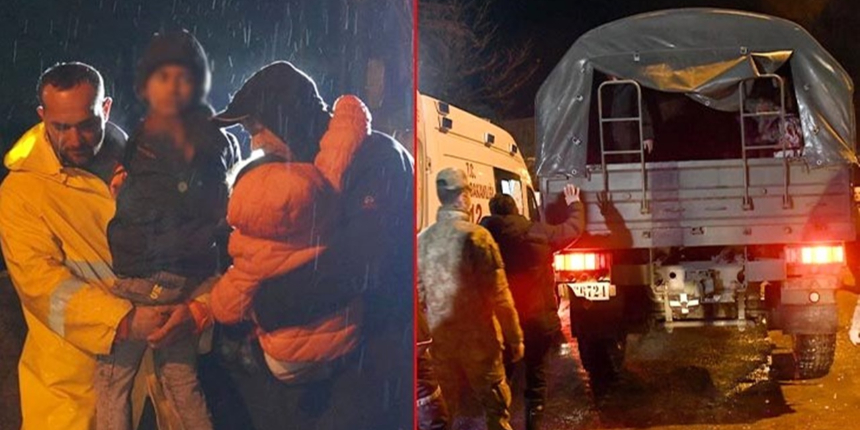 Kırklareli sele teslim oldu! Vatandaşlar mahsur kalınca askeri birlikler sahaya indi