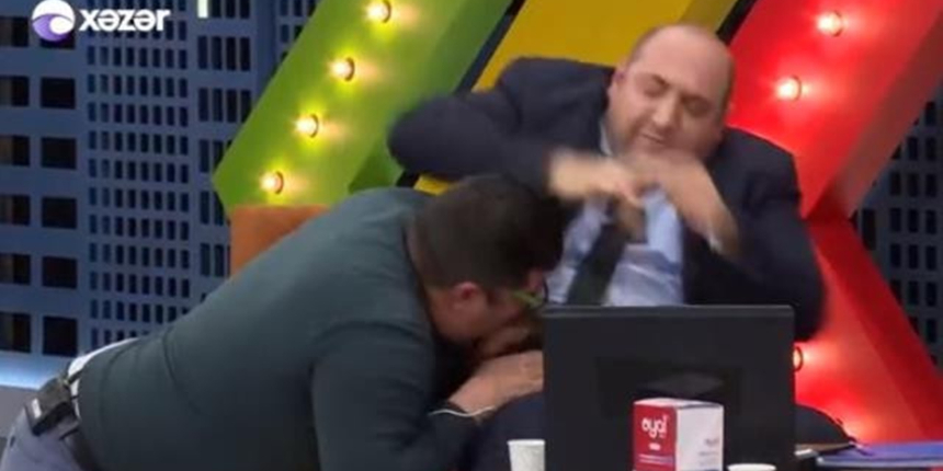 Azerbaycan kanalında 'Muharrem Sarıkaya' skeci