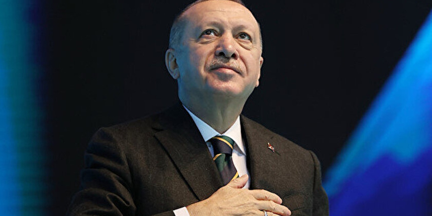 Cumhurbaşkanı Erdoğan, "2021 yılında da durmadık, yola devam dedik" sözleriyle paylaştı