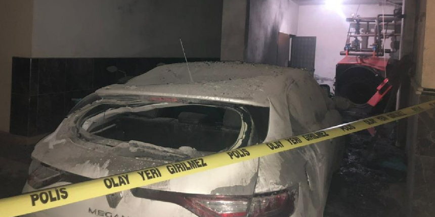 Kalorifer kazanı patladı, araç ve iş yerleri hasar gördü