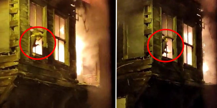 Beyoğlu'nda korku dolu anlar: Bina alev topuna döndü! Mahsur kalan kadın, pencereden atladı!