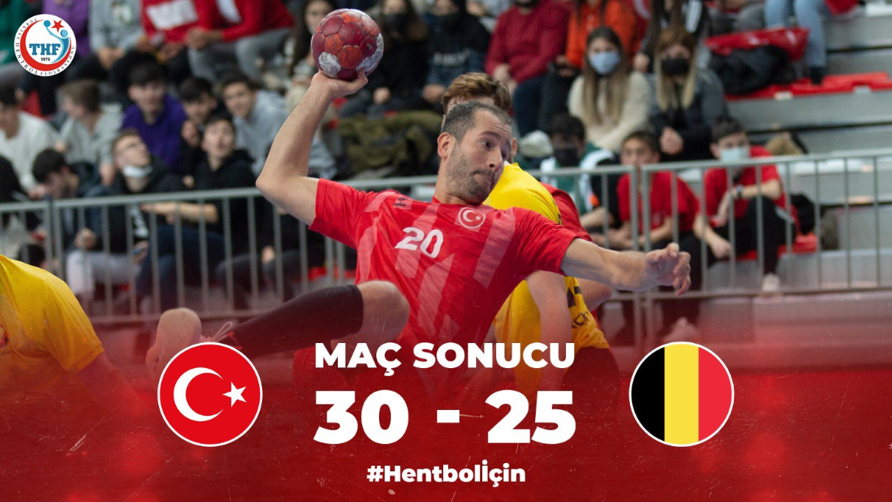 Türkiye A Milli Hentbol Takımı, 2023 Dünya Şampiyonası Avrupa Elemeleri'ne Belçika galibiyetiyle başladı