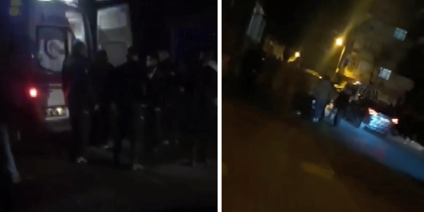 Serbest bırakılan taciz şüphelisine evinin önünde meydan dayağı!
