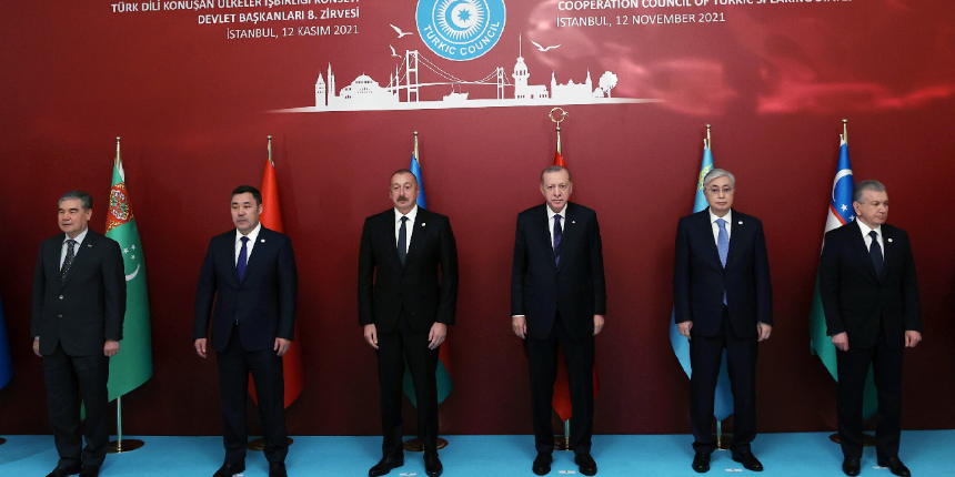 Cumhurbaşkanı Erdoğan, Türk devletleri liderleriyle Kazakistan'daki durumu görüştü