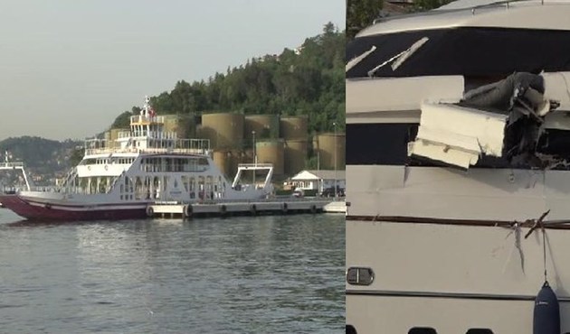 İstanbul Boğazı'nda kaza!