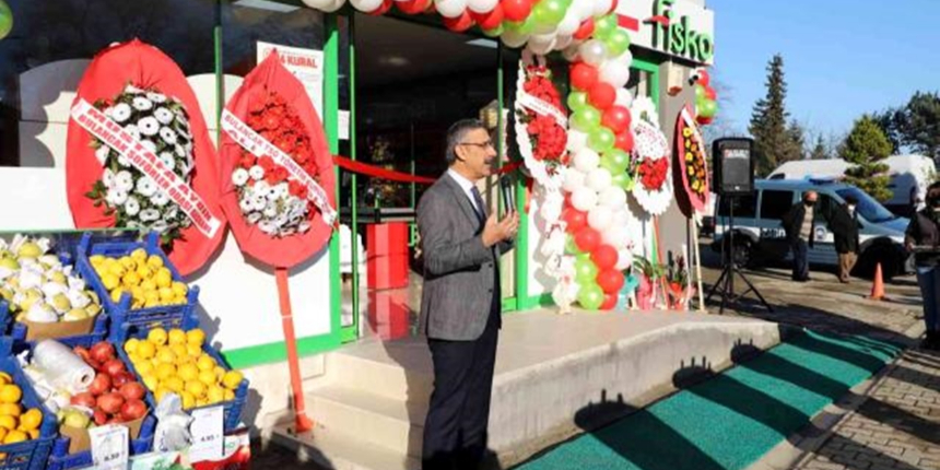 FİSKOBİRLİK'in 36. marketi Giresun'un Piraziz ilçesinde açıldı