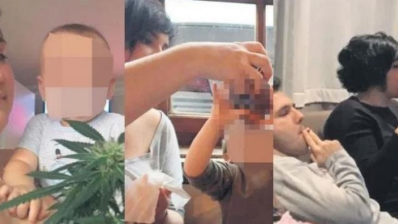 Emlak kralının kızı çocuğuna kenevir koklatıp alkol içirdi! Damat, yardım istedi!