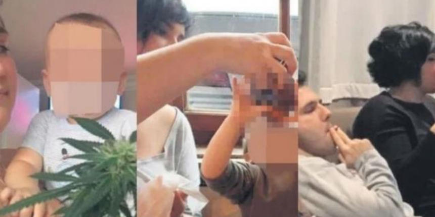 Emlak kralının kızı çocuğuna kenevir koklatıp alkol içirdi! Damat, yardım istedi!