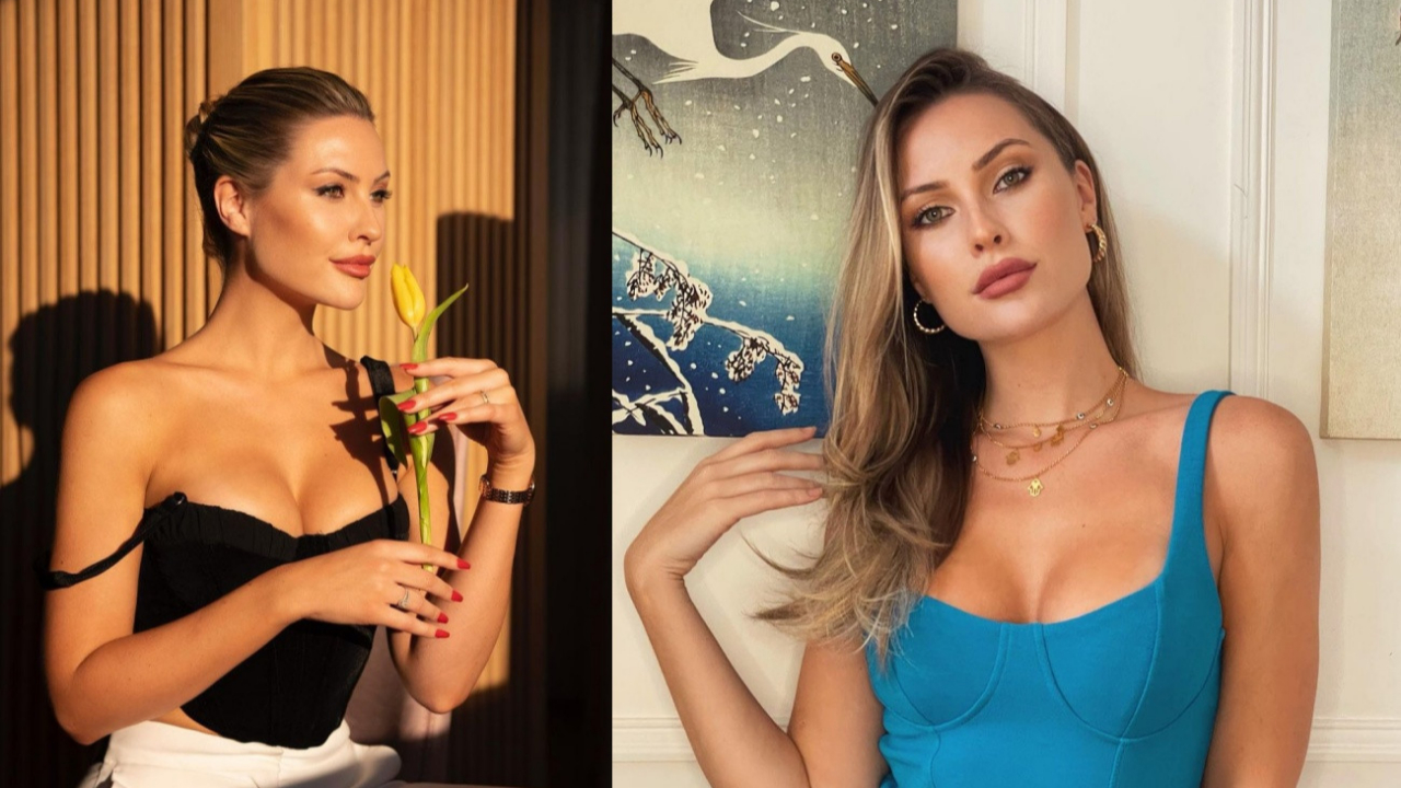 Serdar Ortaç'ın eski eşi Chloe Loughnan dekolteyi abarttı
