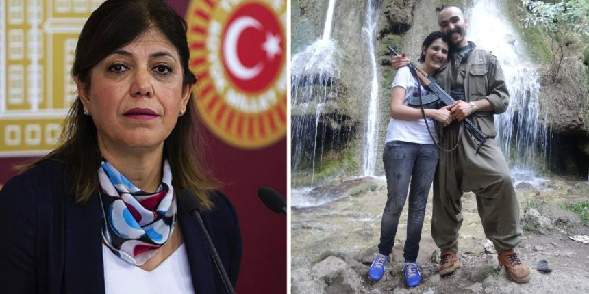 HDP'den teröristle fotoğrafları çıkan Semra Güzel savunması: Sevgilisi değil sözlüsü!