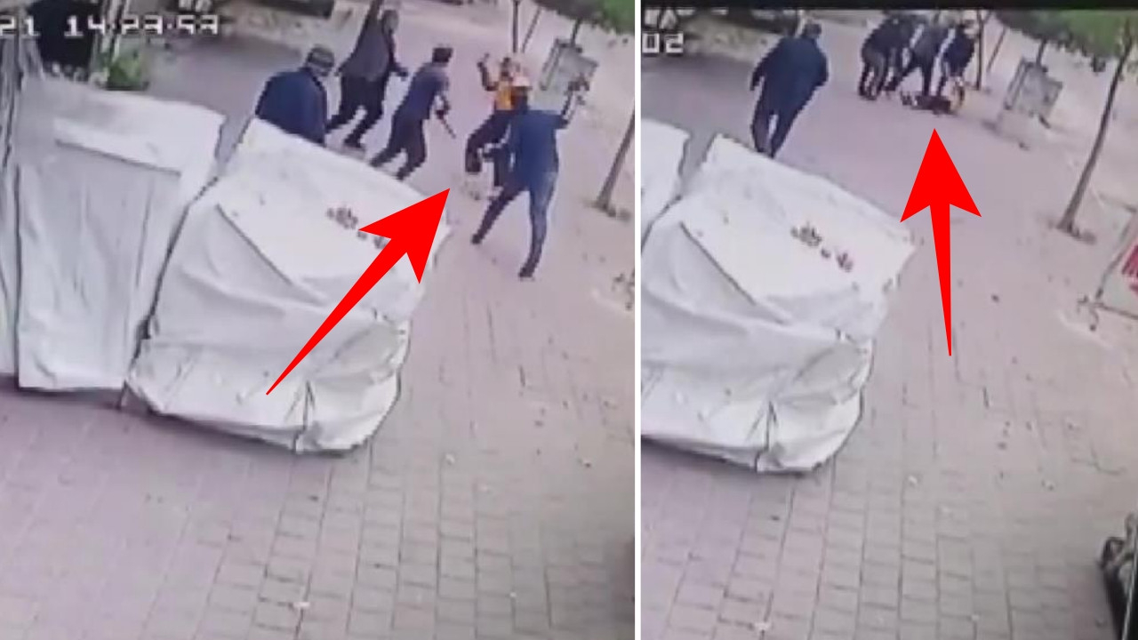 Dayakçı kocaya meydan dayağı! Taş ve sopalarla darp edildi: O anlar saniye saniye kamerada...