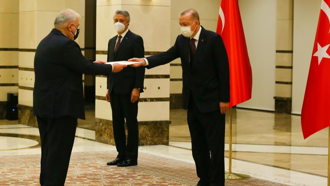 Cumhurbaşkanı Erdoğan, Yunanistan Büyükelçisi Lazaris’i kabul etti