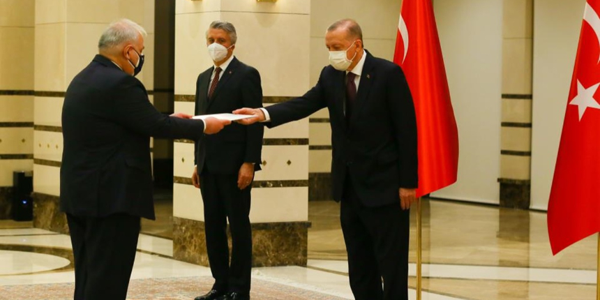Cumhurbaşkanı Erdoğan, Yunanistan Büyükelçisi Lazaris’i kabul etti