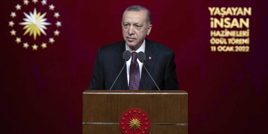 Cumhurbaşkanı Erdoğan: Sanatkarlarımızın kabiliyetlerinin yaşatılmasını temin edeceğiz