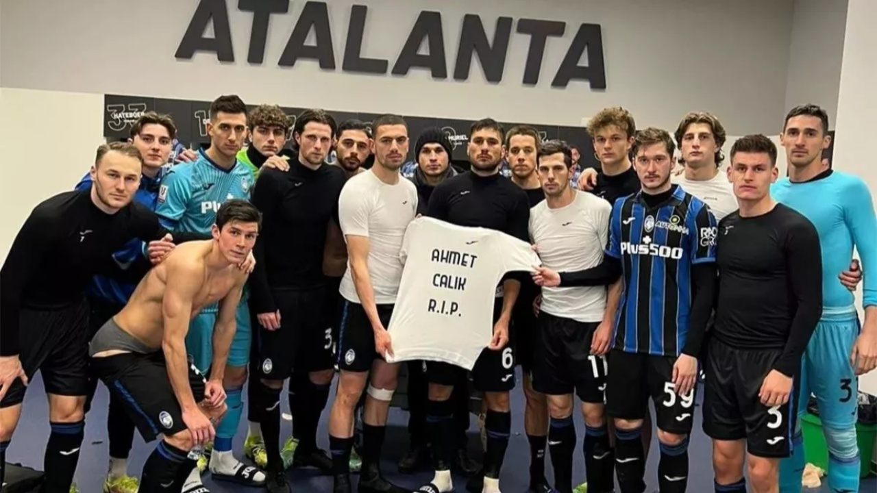 Merih Demiral ve takımı Atalanta Ahmet Çalık'ı unutmadı!