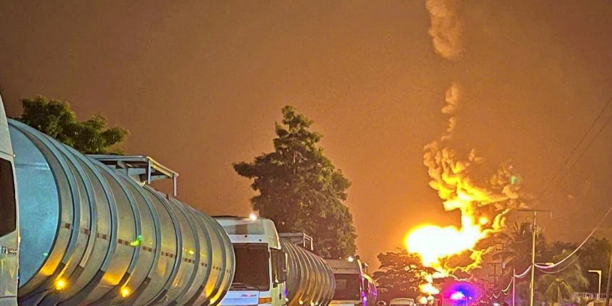 Kimliği belirsiz kişilerden sabotaj: Petrol boru hattında dev patlama!