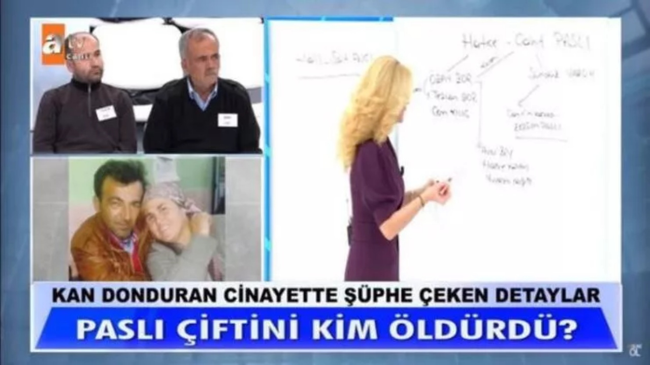 Paslı Çifti Cinayeti Müge Anlı'yı Çıldırttı! Çizdiği Yasak Aşk Şeması sosyal medyada olay oldu!