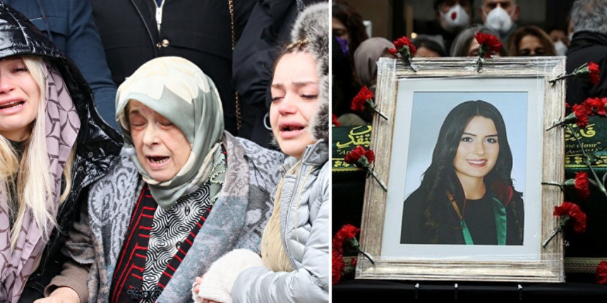 Avukat Dilara'nın acılı annesinden cenazede yürek burkan sözler: Eceline mi aşık oldun tatlı kızım!