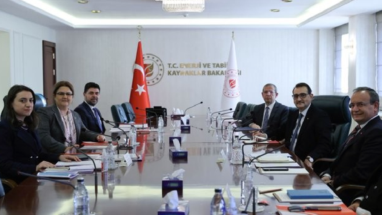 Bakan Fatih Dönmez ile Derya Yanık doğal gaz yardımını görüştü