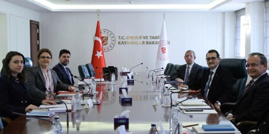 Bakan Fatih Dönmez ile Derya Yanık doğal gaz yardımını görüştü