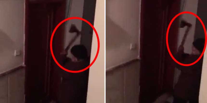 Suriyeli kiracısının kapısına baltayla saldırdı! Türkiye bu dehşeti konuşuyor...