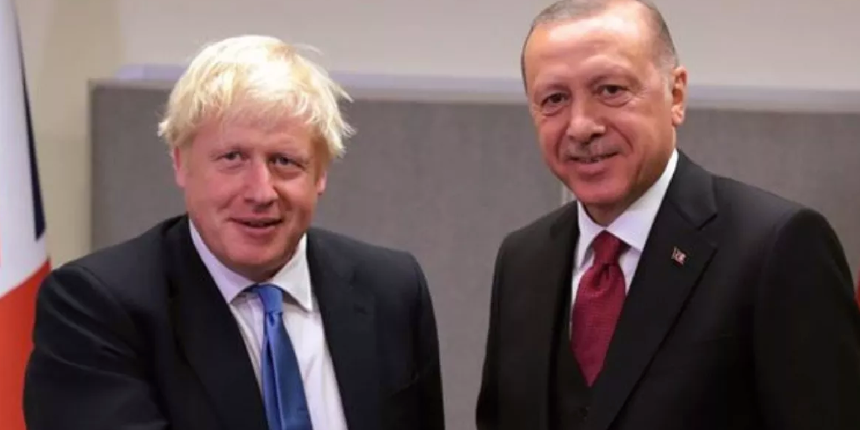 Cumhurbaşkanı Erdoğan, Boris Johnson ile telefonda görüştü