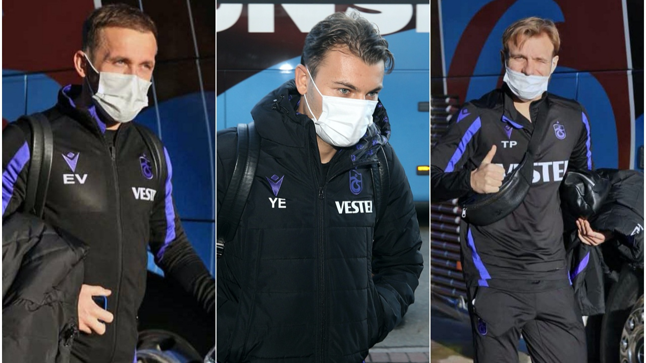Trabzonspor'un üç yeni transferi Sivasspor maçı kafilesinde yer aldı