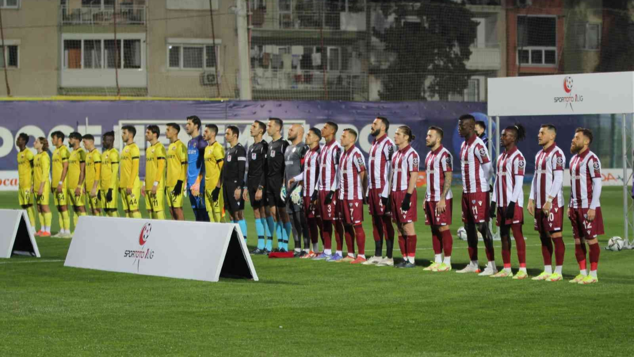 Menemenspor-Bandırmaspor: 1-1 Ege temsilcisinin galibiyet hasreti 7 maça çıktı
