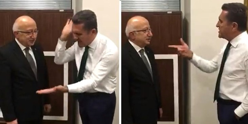 Mustafa Sarıgül'ün il başkanını azarladığı anlar kamerada!