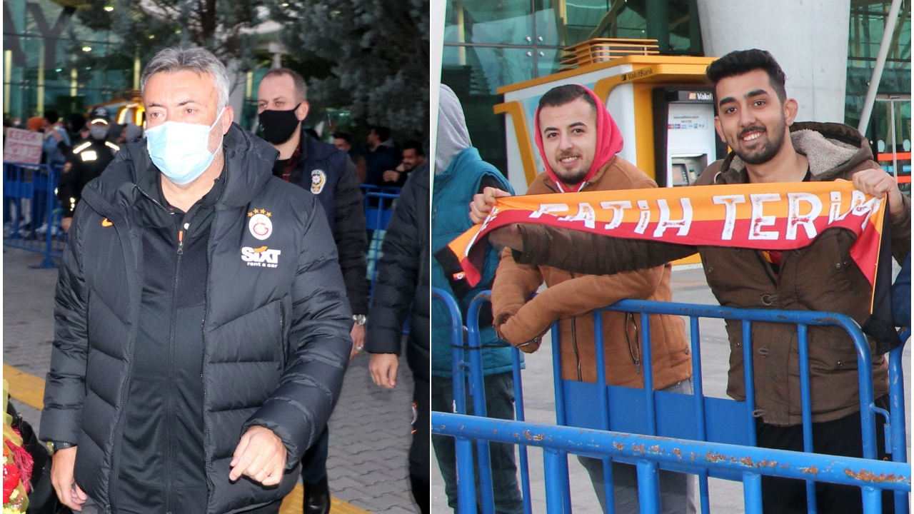 Domenec Torrent'e Fatih Terim atkısı tuttular... Galatasaray kafilesi Hatay'da
