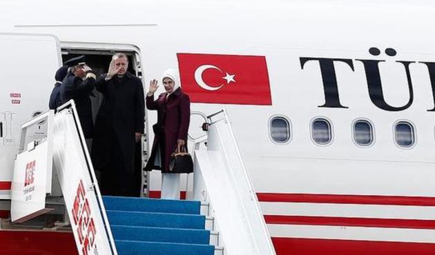 Cumhurbaşkanı Erdoğan ABD'ye gitti!