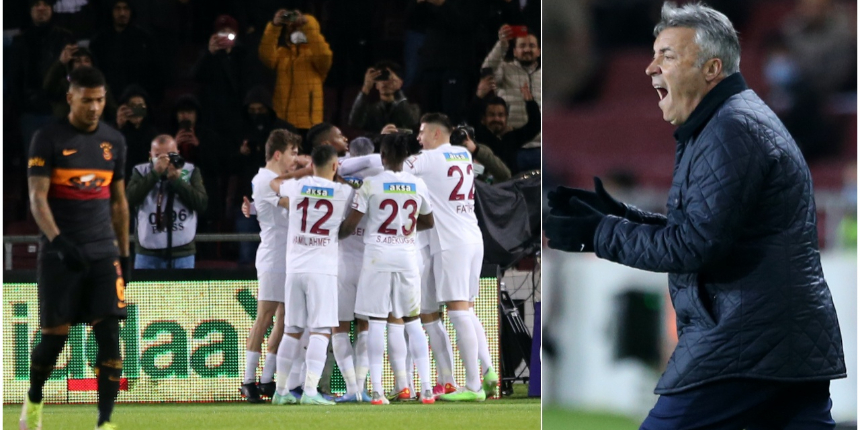 Galatasaray iki kez öne geçtiği Hatayspor deplasmanında 4-2 mağlup oldu.. Saba Lobjanidze'den üçlük
