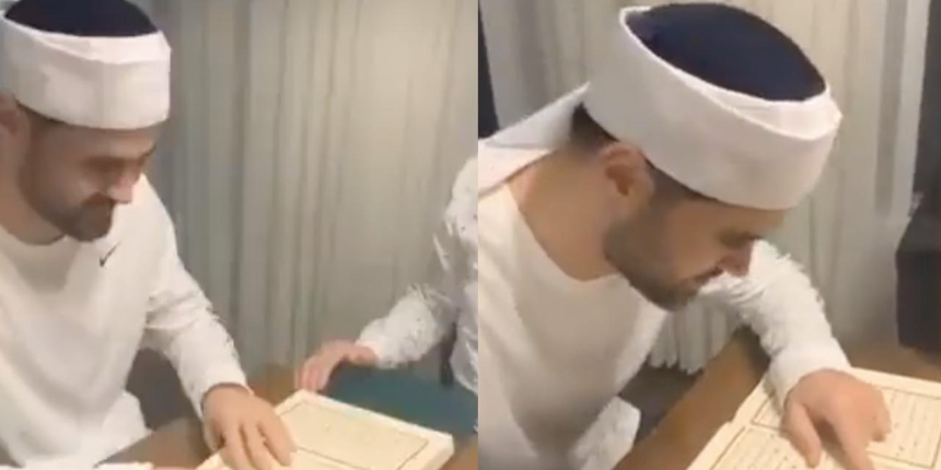 Trafik kazasında hayatını kaybeden Ahmet Çalık'ın Kuran'ı Kerim okuduğu anlar paylaşım rekoru kırdı