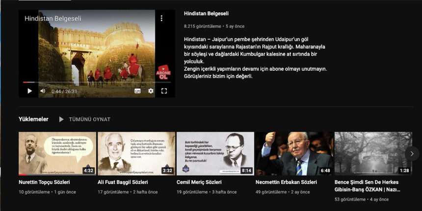 Ayasofya Yayınlar'nın YouTube kanalında birbirinden güzel içerikler var