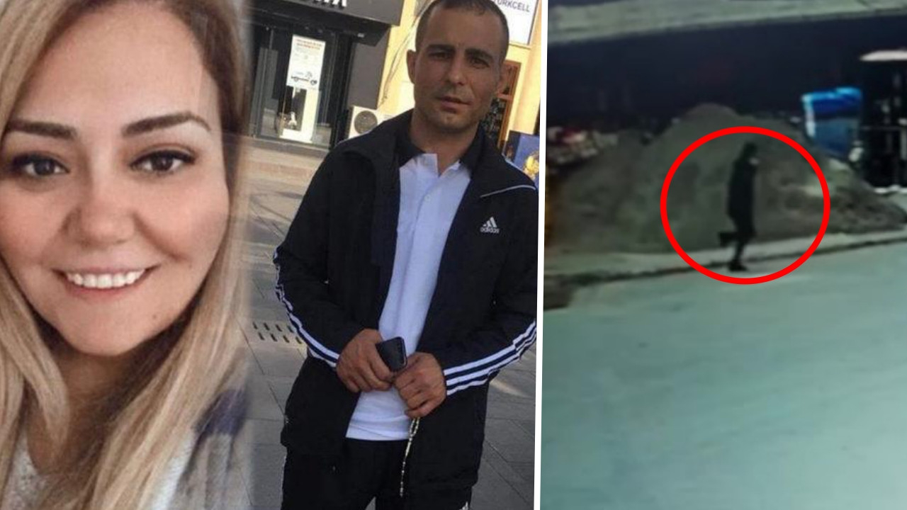 Ömür hemşireyi silahla öldüren katilin kaçış anı görüntüleri ortaya çıktı!