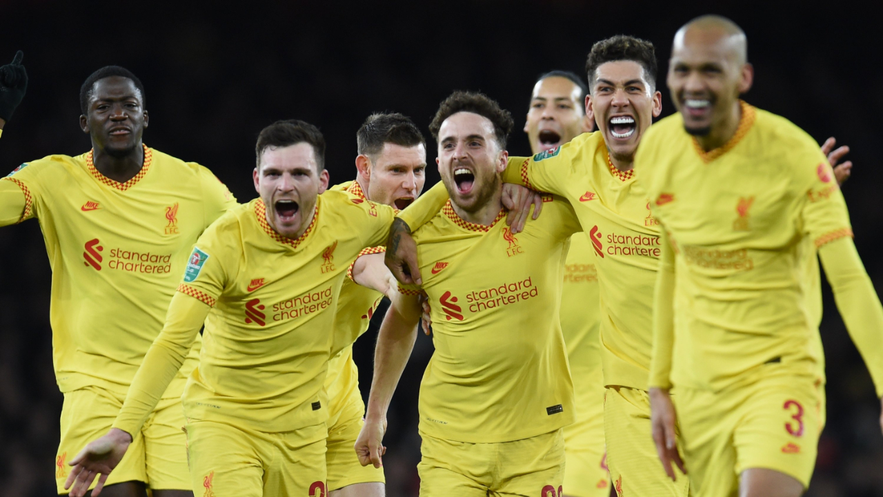İngiltere Lig Kupası finalinin adı Chelsea-Liverpool... Arsenal'i Diogo Jota eledi