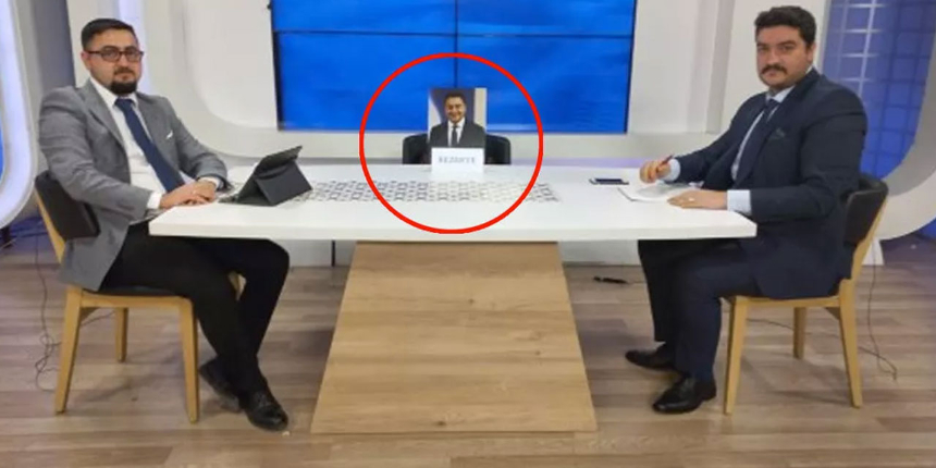 Canlı yayına gelmeyen Ali Babacan’I böyle protesto ettiler: İlginç görüntüler oraya çıktı