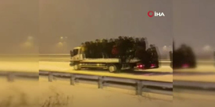 Mahsur kalan vatandaşlar böyle kurtarıldı