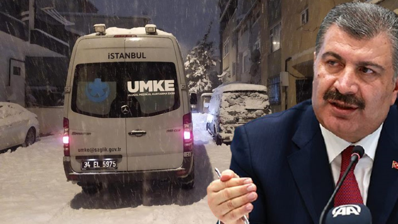 Bakan Koca açıkladı: İstanbul'da UMKE devreye girdi