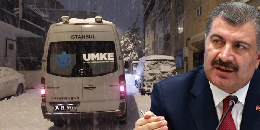 Bakan Koca açıkladı: İstanbul'da UMKE devreye girdi