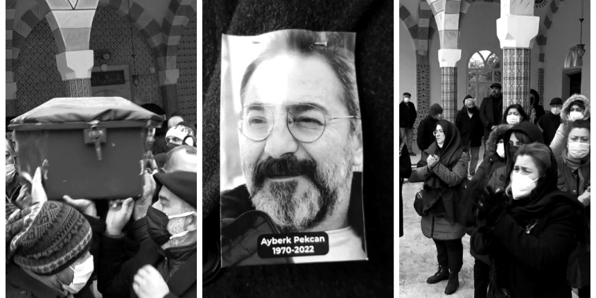 Hayatını kaybeden oyuncu Ayberk Pekcan sevenleri tarafından son yolculuğuna uğurlandı