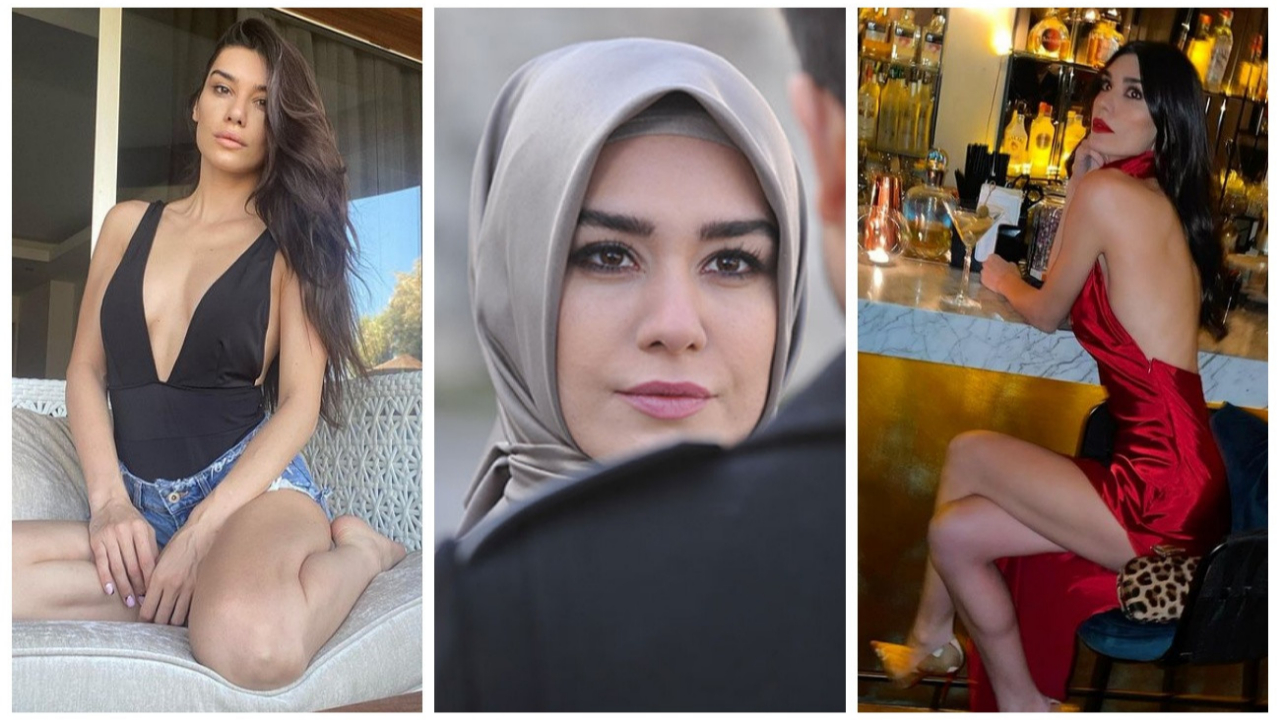Güzel oyuncu Burcu Kıratlı'yı hiç böyle görmediniz! Tesettürlü fotoğrafları ortaya çıktı