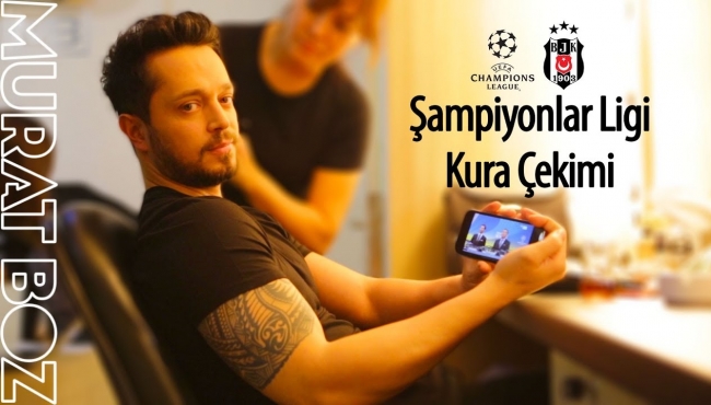 BJK Şampiyonlar Ligi kura çekimi sırasında Murat Boz!