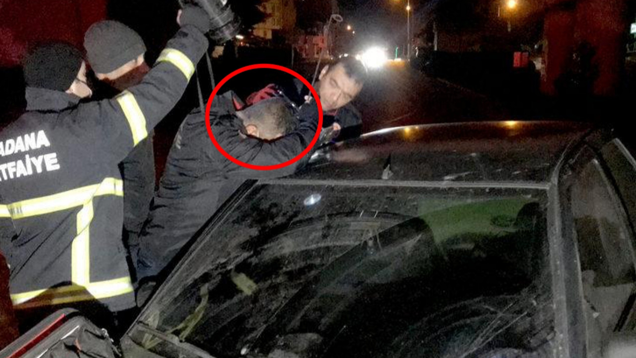 Polisler bile şaşkına döndü! Kaza sonrası sürücü bakın ne yaptı... Yer: Adana...