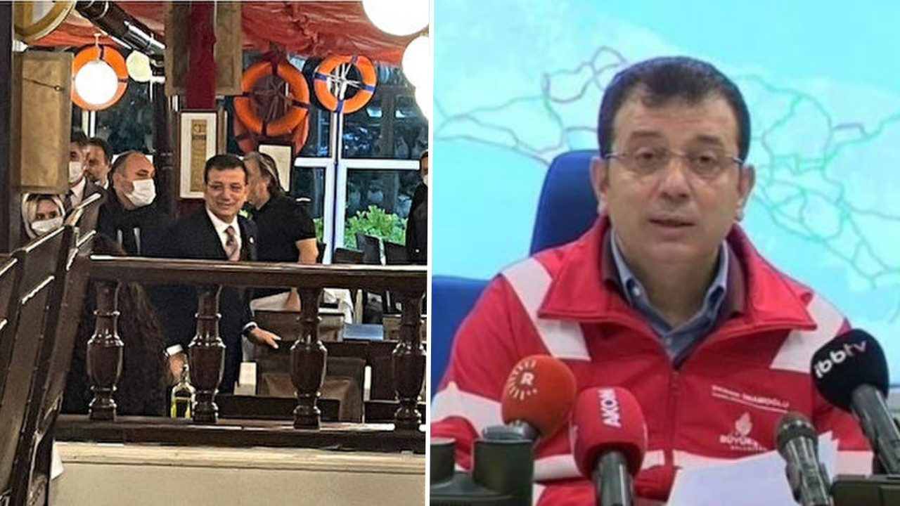 Kar kaosu yaşanırken balıkçıda olan İmamoğlu, MOBESE görüntüleri için savcılığa, Emniyet'e ve Valilik'e başvurdu!