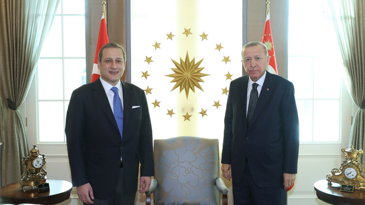 Galatasaray Başkanı Burak Elmas, Cumhurbaşkanı Erdoğan ile görüştü